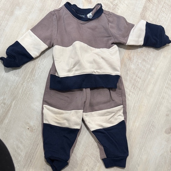The Children's Place Brown and Cream Kids Matching Set - Picture 1 of 1